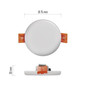 Preview: Emos LED Panel Vixxo 6W neutralweiss 4000K IP65 Weiß Aluminium Ø7cm ZV1112
