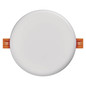 Preview: Emos LED Panel Vixxo 10W neutralweiss 4000K IP65 Weiß Aluminium Ø12,5cm ZV1132