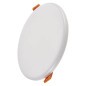 Preview: Emos LED Panel Vixxo 13,5W neutralweiss 4000K IP65 Weiß Aluminium Ø15,5cm ZV1142