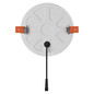 Preview: Emos LED Panel Vixxo 13,5W neutralweiss 4000K IP65 Weiß Aluminium Ø15,5cm ZV1142
