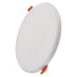Preview: Emos LED Einbaustrahler Vixxo 19W neutralweiss 4000K IP65 Weiß Aluminium Ø18,5cm ZV1152