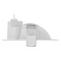 Preview: Emos LED Einbaustrahler Geri 6,5W CCT warm-/neutral-/tageslichtweiss 2700K/4000K/6500K dimmbar Weiß Aluminium Ø10,5cm ZV1160