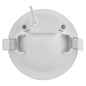 Preview: Emos LED Einbaustrahler Geri 6,5W CCT warm-/neutral-/tageslichtweiss 2700K/4000K/6500K dimmbar Weiß Aluminium Ø10,5cm ZV1160