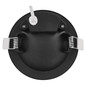 Preview: Emos LED Einbaustrahler Geri 6,5W CCT warm-/neutral-/tageslichtweiss 2700K/4000K/6500K dimmbar Schwarz Aluminium Ø10,5cm ZV1161