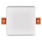 Preview: Emos LED Panel Vixxo 7,5W neutralweiss 4000K IP65 Weiß Aluminium 10x10cm ZV2122