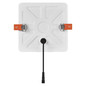 Preview: Emos LED Panel Vixxo 13,5W neutralweiss 4000K IP65 Weiß Aluminium 15,5x15,5cm ZV2142