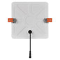Preview: Emos LED Panel Vixxo 19W neutralweiss 4000K IP65 Weiß Aluminium 18,5x18,5cm ZV2152