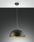 Preview: Fabas Luce Pendelleuchte Dingle E27 Ø400mm Schwarz, made in Italy