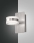 Preview: Fabas Luce LED Wandleuchte Dunk 170x175mm 16W Warmweiß Aluminium