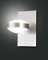 Preview: Fabas Luce LED Wandleuchte Mill 170x175mm 16W Warmweiß Chromfarben