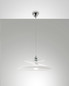 Preview: Fabas Luce Pendelleuchte Aragon E27 Smartluce Weiß Metall Glas Ø53cm