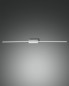 Preview: Fabas Luce LED Bad-Wand/Spiegelleuchte Nala 60x105mm 20W Warmweiß IP44 Weiß