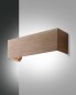 Preview: Fabas Luce LED Wandleuchte Badia 120x380mm 16W Warmweiß Eichenholz