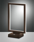 Preview: Fabas Luce Bard LED Tischleuchte 15W dimmbar warmweiß Rostbraun 3394-30-361