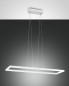 Preview: Fabas Luce LED Pendelleuchte Bard 2000x320mm 52W Warmweiß Weiß dimmbar