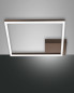 Preview: Fabas Luce Bard LED Deckenleuchte 39W dimmbar warmweiß Rostbraun 3394-61-361