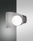 Preview: Fabas Luce LED Wandleuchte Adria 180x160mm 6W Warmweiß Silber
