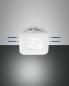 Preview: Fabas Luce LED Einbauspot Set Sigma Ø70mm 7W Warmweiß Weiß eckig