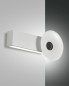 Preview: Fabas Luce LED Wandleuchte Aretha 160x70mm 10W Warmweiß Weiß