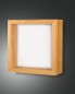 Preview: Fabas Luce LED Wandleuchte Window 375x130mm 29W Warmweiß Eichenholz