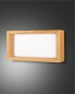 Preview: Fabas Luce LED Wandleuchte Window 305x130mm 35W Warmweiß Eichenholz