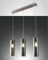 Preview: Fabas Luce Pendelleuchte Sintesi E27 2000x80mm Grau