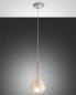 Preview: Fabas Luce Pendelleuchte Lila E27 Ø200mm Bernstein