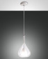 Preview: Fabas Luce Pendelleuchte Lila E27 Ø200mm Transparent