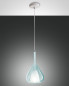 Preview: Fabas Luce Pendelleuchte Lila E27 Ø200mm Azurblau