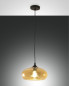 Preview: Fabas Luce Pendelleuchte Ela E27 Ø270mm Bernstein