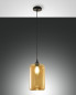 Preview: Fabas Luce Pendelleuchte Silo E27 Ø180mm Bernstein