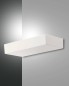Preview: Fabas Luce LED Wandleuchte Emma >95Ra 50x165mm 27W Warmweiß Weiß dimmbar, made in Italy