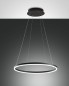 Preview: Fabas Luce LED Pendelleuchte Giotto Ø600mm 36W Warmweiß Schwarz dimmbar