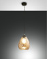 Preview: Fabas Luce Pendelleuchte Gisella E27 Ø200mm Bernstein