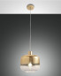 Preview: Fabas Luce Pendelleuchte Cathy E27 Ø250mm Chrom