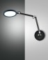 Preview: Fabas Luce LED Wandleuchte Regina 640x450mm 9W steuerbare Lichtfarbe Schwarz dimmbar