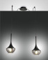 Preview: Fabas Luce Pendelleuchte Apollo E27 3500x7000mm Schwarz 8019282517641