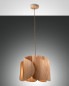 Preview: Fabas Luce Pendelleuchte Pevero E27 Ø420mm Eschenholz