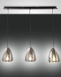 Preview: Fabas Luce Pendelleuchte Britton E27 2000x220mm Grau