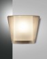 Preview: Fabas Luce Wandleuchte Viki E27 240x150mm Bernstein