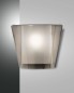 Preview: Fabas Luce Wandleuchte Viki E27 240x150mm Grau