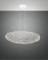 Preview: Fabas Luce LED Pendelleuchte Sumter 2000x350mm 18W Warmweiß Weiß dimmbar