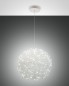 Preview: Fabas Luce LED Pendelleuchte Sumter Ø500mm 18W Warmweiß Weiß dimmbar