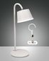 Preview: Fabas Luce LED Außen-Leuchtenkopf zu Akkuleuchten Set Armanda Ø100mm 3W Warmweiß IP54 Weiß dimmbar Akku