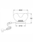Preview: Fabas Luce LED Tischleuchte Brena 11W dimmbar 2700/3000/4000K CCT warm-/neutralweiss Transparent Metall Glas Ø22cm