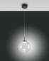 Preview: Fabas Luce Ariel LED Pendelleuchte 14W dimmbar steuerbare Lichtfarbe Transparent/Tropfen 3770-45-372