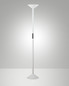 Preview: Fabas Luce LED Stehleuchte Tratto 50W dimmbar 2700/3200/4000K CCT warm-/neutralweiss Weiß Metall 176cm