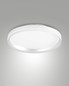 Preview: Fabas Luce LED Deckenleuchte Isy 42W dimmbar 2700/3200/4000K CCT warm-/neutralweiss Weiß Metall Ø35cm