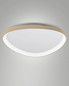 Preview: Fabas Luce LED Deckenleuchte Quirk 75W dimmbar 2700/3200/4000K CCT warm-/neutralweiss Messing satiniert Metall Ø80cm