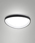Preview: Fabas Luce LED Deckenleuchte Quirk 56W dimmbar 2700/3200/4000K CCT warm-/neutralweiss Schwarz Metall Ø60cm